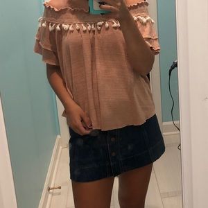 Off the shoulder top